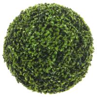 Mica Decorations Kunstplant - buxusbol - groen - 27 cm   - - thumbnail