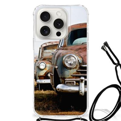 iPhone 15 Pro Anti-shock Hoesje met foto Vintage Auto iPhone 15 Pro Anti-shock Hoesje met foto Vintage Auto