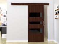 Schuifdeur CORWEL 76 cm wengue Schuifdeur CORWEL 76 cm wengue