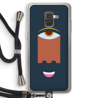 Mono M: Samsung Galaxy A8 (2018) Transparant Hoesje met koord