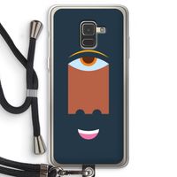 Mono M: Samsung Galaxy A8 (2018) Transparant Hoesje met koord