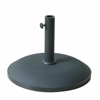 Marbueno Basis Parasol Rond Beton 50x37 cm 25KG Zwart Tuin, Zwembad, Terras 10452