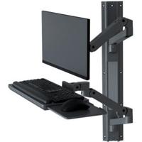 Ergotron LX Series 45-696-293 flat panel bureau steun 86,4 cm (34 ) Muur Donkergrijs