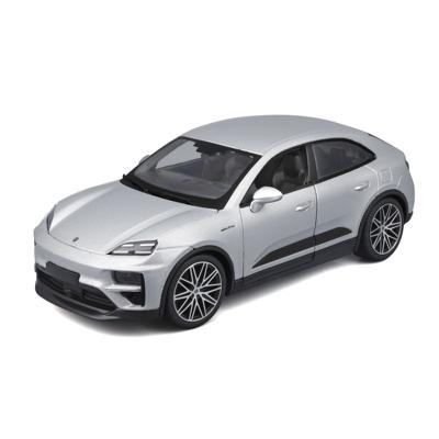 Bburago Modelauto - Porsche Macan - zilver - 19 x 8 x 5 cm - speelgoedauto