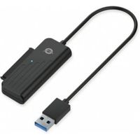 Conceptronic ABBY01B kabeladapter/verloopstukje USB A SATA Zwart - thumbnail