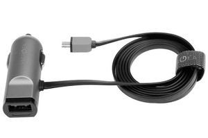 Energea autolader met een USB en microUSB aansluiting