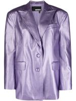 ROTATE BIRGER CHRISTENSEN blazer à effet métallisé - Violet