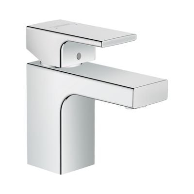 Hansgrohe Wastafelmengkraan Vernis Shape Eengreeps 70 Zinc Met Trekwaste Chroom