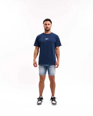 Malelions Exclusive Club T-shirt Mm1-hs25-59 Print T-shirts 303 Navy