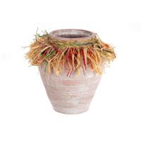 HBX Natural Living Vaas koluma ø19xh26cm bohostyle