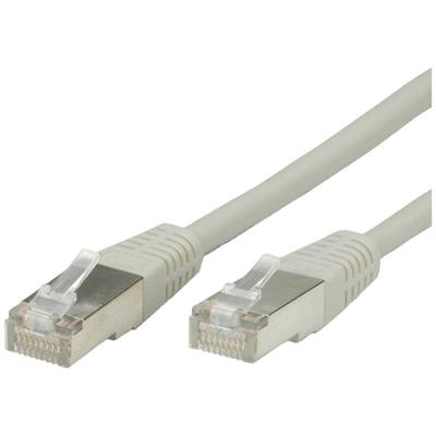 VALUE Patchkabel Cat.6 (Class E) S/FTP (PiMF), grijs, 0,5 m