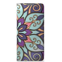 Xiaomi 12 Pro Smart Cover Purple Flower