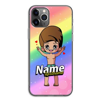 Chibi Maker man: iPhone 11 Pro Transparant Hoesje
