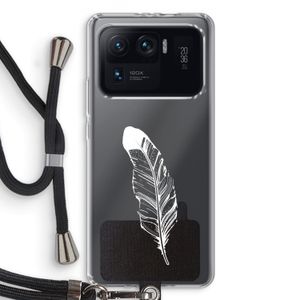 Pluim: Xiaomi Mi 11 Ultra Transparant Hoesje met koord