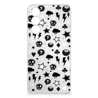 Silicone Back Case Samsung Galaxy A54 5G Silver Punk