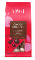 Vivani Choco Dragées Cranberry Vivani Choco Dragées Cranberry