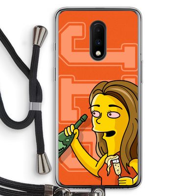 Jamie Lee Simpson: OnePlus 7 Transparant Hoesje met koord