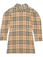 Burberry Kids robe à carreaux vintage - Tons neutres