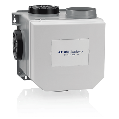 Itho Daalderop CVE-S CO2 Optima Inside + ingebouwde RV vochtsensor en CO2 sensor - perilex stekker & euro stekker