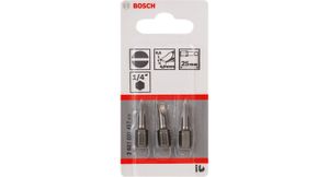 Bosch Accessoires Bit extra-hard S 0,6x4,5, 49 mm 3st - 2607001477