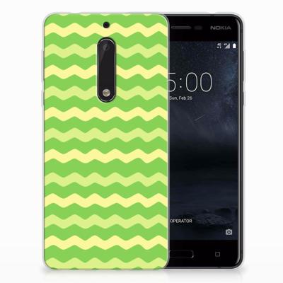 Nokia 5 | TPU bumper | Waves Green