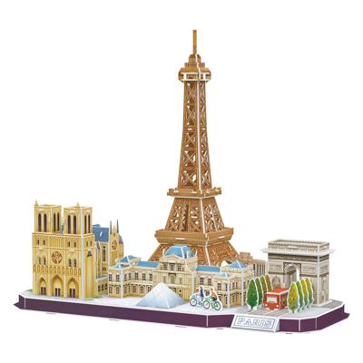 Cubic Fun 3d puzzel city line parijs