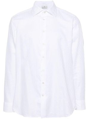 ETRO chemise à motif cachemire - Blanc