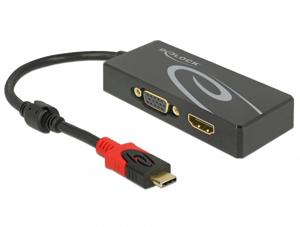 DeLOCK 87730 USB grafische adapter 3840 x 2160 Pixels Zwart