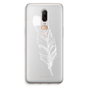 Pluim: OnePlus 6 Transparant Hoesje