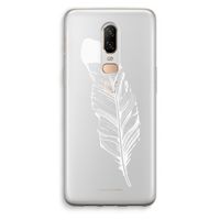 Pluim: OnePlus 6 Transparant Hoesje