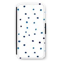 Blauwe stippen: iPhone 12 Pro Max Flip Hoesje