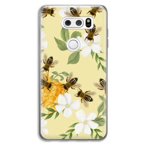 No flowers without bees: LG V30 Transparant Hoesje