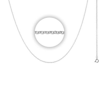 iXXXi Ketting 1 mm Zilver 40 cm