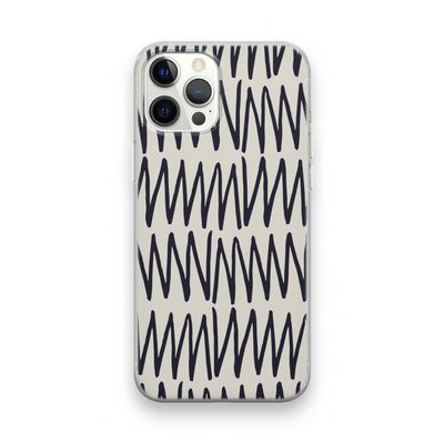 Marrakech Zigzag: iPhone 12 Pro Transparant Hoesje