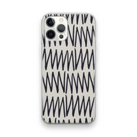 Marrakech Zigzag: iPhone 12 Pro Transparant Hoesje