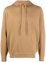 BOSS hoodie en coton texturé - Tons neutres