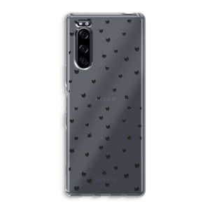 Kleine kattenkopjes: Sony Xperia 5 Transparant Hoesje