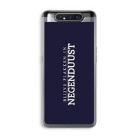 Blijve plakken in Negenduust: Samsung Galaxy A80 Transparant Hoesje
