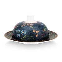 Butter Dish Round Berry Blues Blue Butter Dish Round Berry Blues Blue
