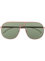 Mykita lunettes de soleil à monture pilote - Rose