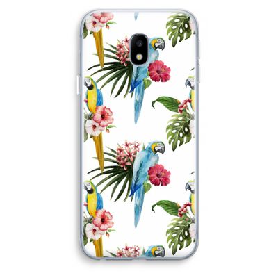 Kleurrijke papegaaien: Samsung Galaxy J3 (2017) Transparant Hoesje