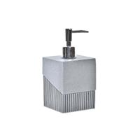 Zeepdispenser DKD Home Decor Grijs Zilverkleurig Hars Polypropyleen