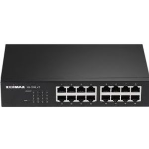 Edimax GS-1016 V2 netwerk-switch Managed Gigabit Ethernet (10/100/1000) Zwart