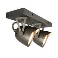 LABEL51 LED Spot Cap 2-light 32 x 10 x 14 cm - Burned Steel