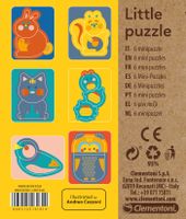 Clementoni Little Puzzle Vormpuzzel Dieren - thumbnail