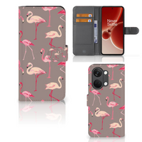 OnePlus Nord 3 Telefoonhoesje met Pasjes Flamingo