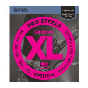 D'Addario EPS170-6 snaar voor muziekinstrumenten Bas 6 stuk(s) Staal Gitaar