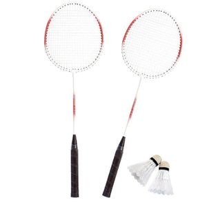 Badmintonset rood/wit 5-delig 66 cm   -