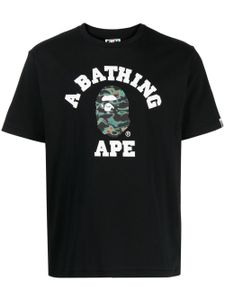 A BATHING APE® t-shirt à logo imprimé - Noir