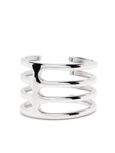 Tom Wood bracelet torque Cage Triple - Argent